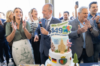 No anivers&aacute;rio de S&atilde;o Caetano, Tite Campanella anuncia o restauro da primeira igreja da cidade