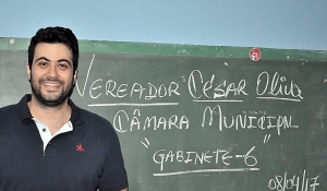 Vereador C&eacute;sar Oliva quer enfermeiros nas escolas