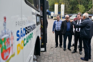 S&atilde;o Bernardo entrega 55 novos &ocirc;nibus e moderniza frota
