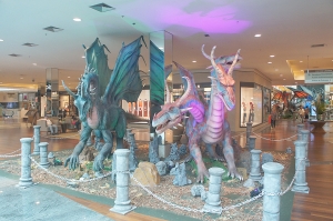 Mostra &ldquo;Na Era dos Drag&otilde;es&rdquo; invade as f&eacute;rias do ParkShoppingS&atilde;oCaetano