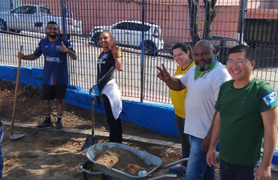 D&eacute;cimo mutir&atilde;o de 2026 do Transforma Diadema leva cerca de 160 volunt&aacute;rios &agrave; EMEB Rachel de Queiroz