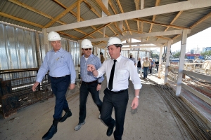 Prefeito Orlando Morando vistoria obras do Hospital de Urg&ecirc;ncia de S&atilde;o Bernardo