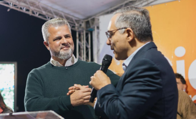 Acompanhado do prefeito Marcelo Lima, parlamentar participou de assinatura da ordem de servi&ccedil;o para in&iacute;cio das obras de mobilidade e moderniza&ccedil;&atilde;o da via, solicita&ccedil;&atilde;o oficializada pelo mandato